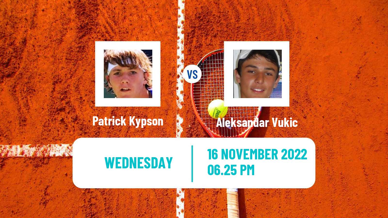 Tennis ATP Challenger Patrick Kypson - Aleksandar Vukic