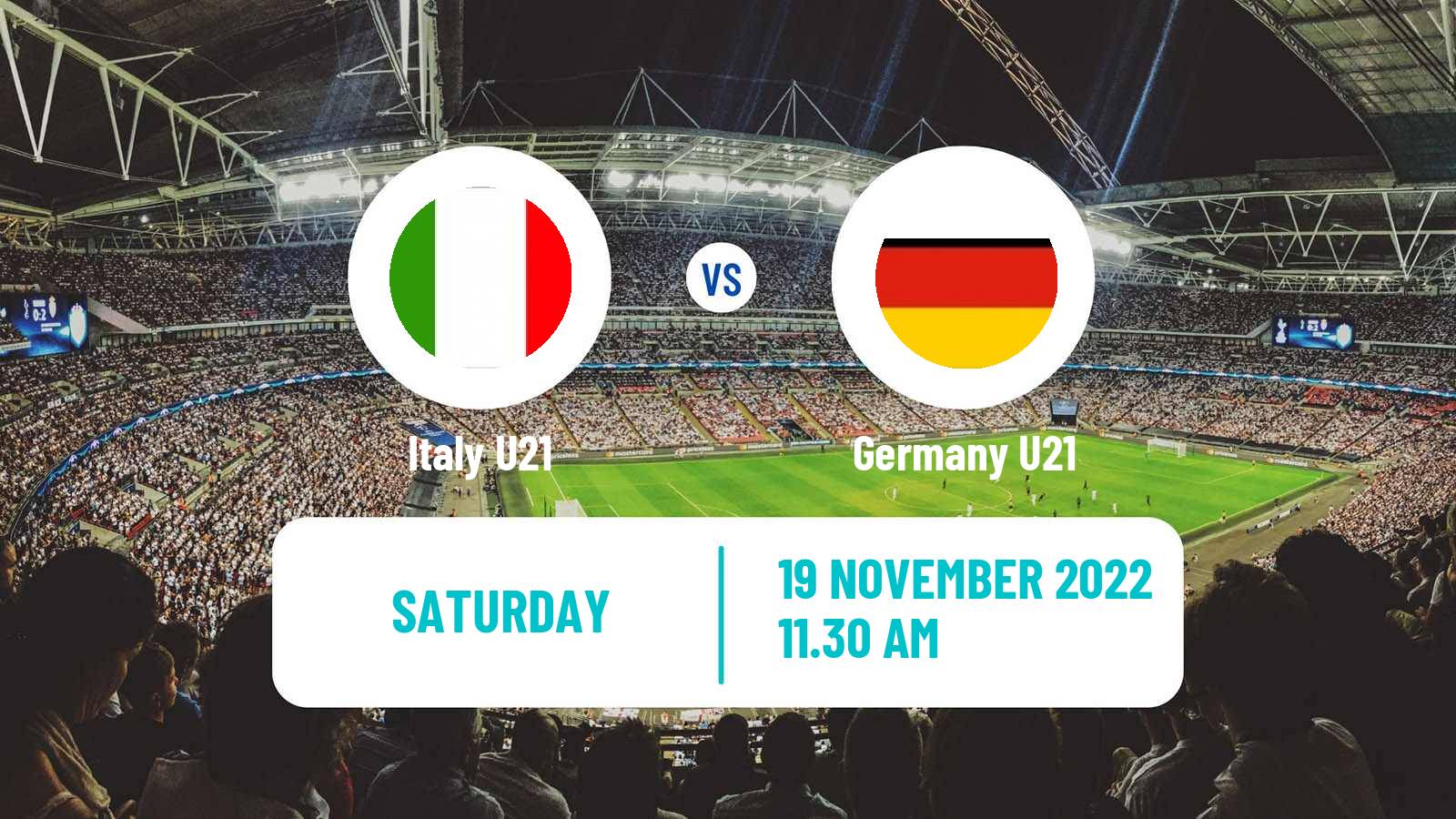 Soccer Friendly Italy U21 - Germany U21