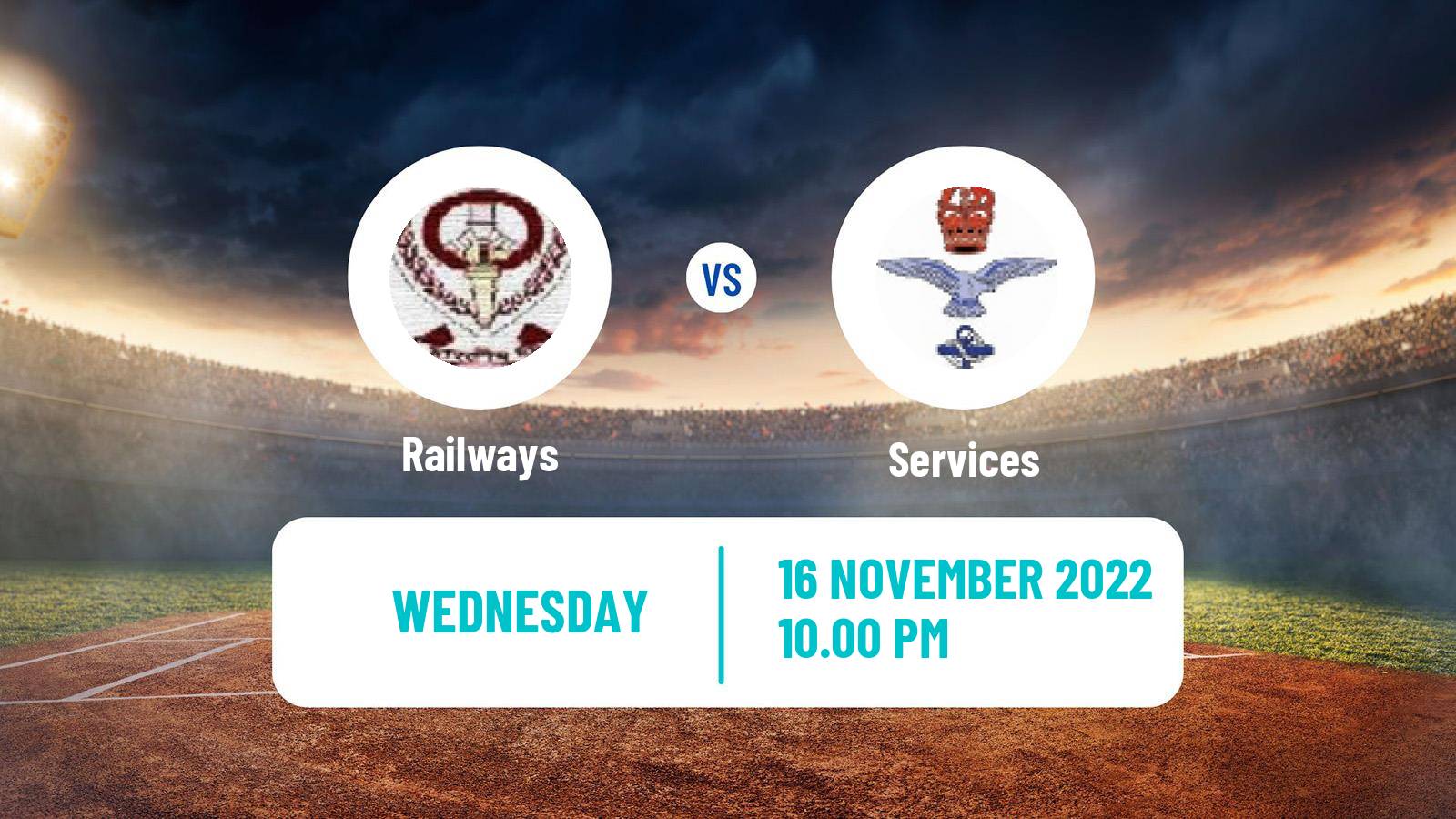 Cricket Vijay Hazare Trophy Railways - Services