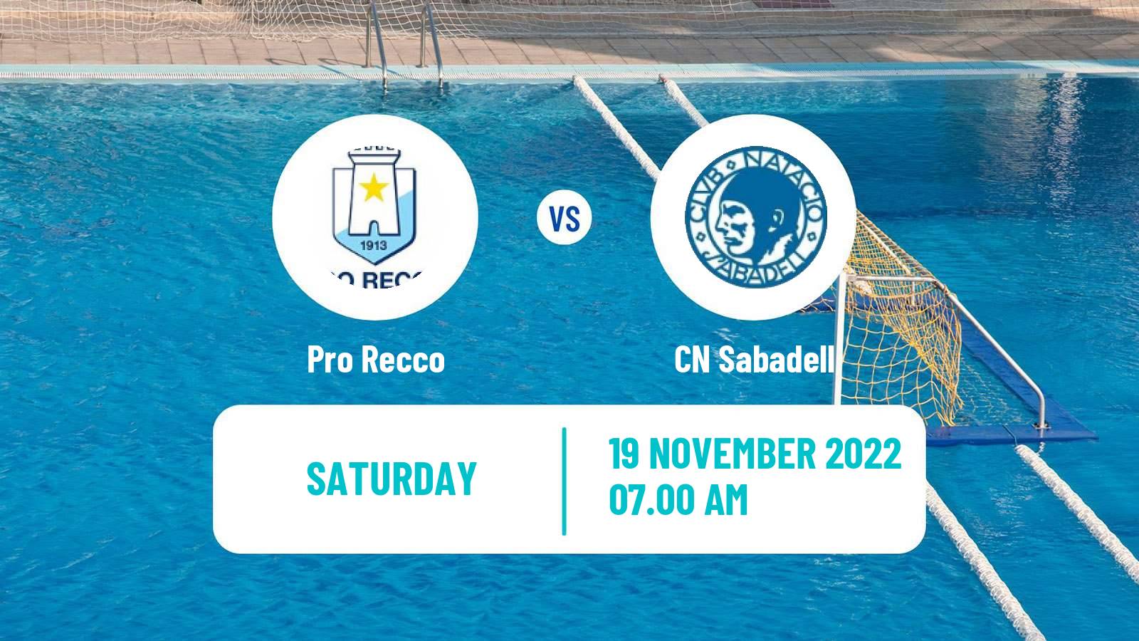 Water polo Super Cup Water Polo Pro Recco - Sabadell