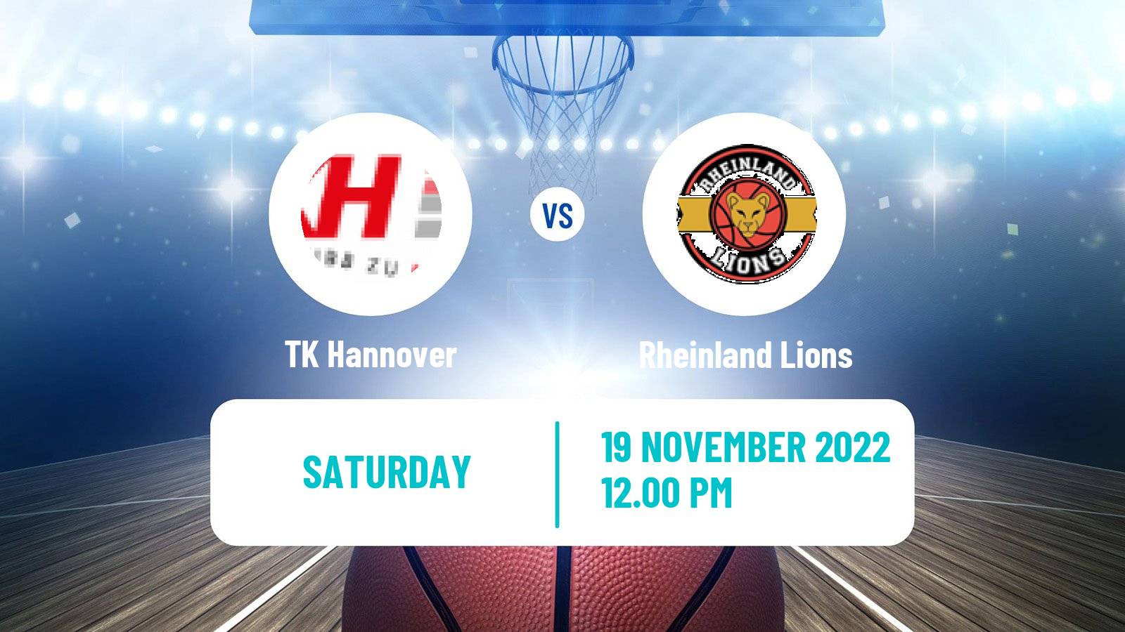 Basketball German DBBL Hannover - Rheinland Lions