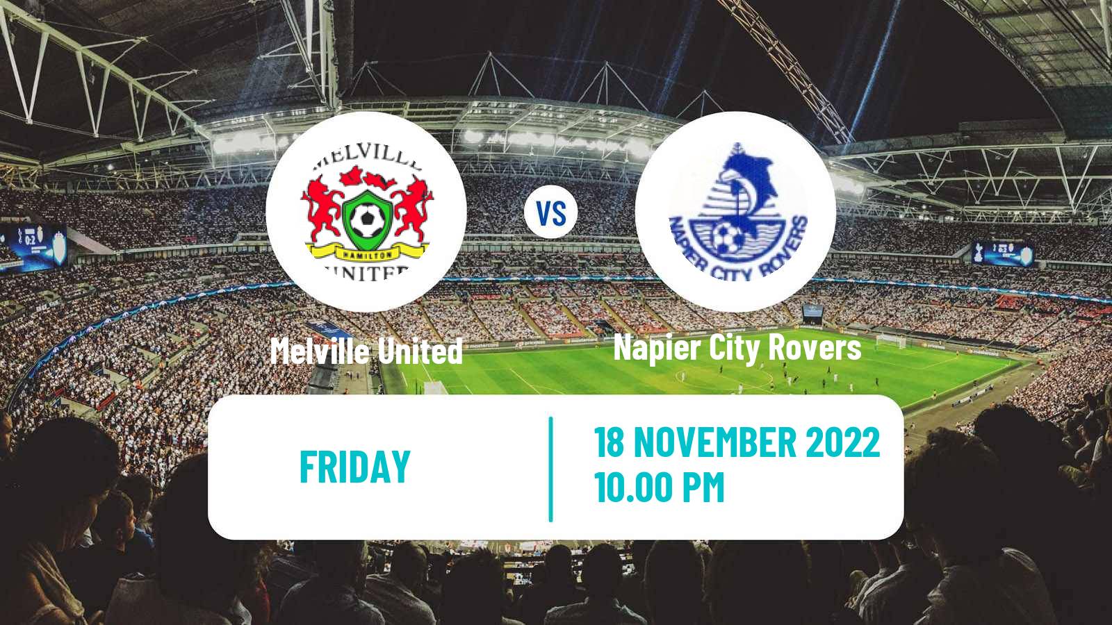 Soccer New Zealand National League Melville United - Napier City Rovers