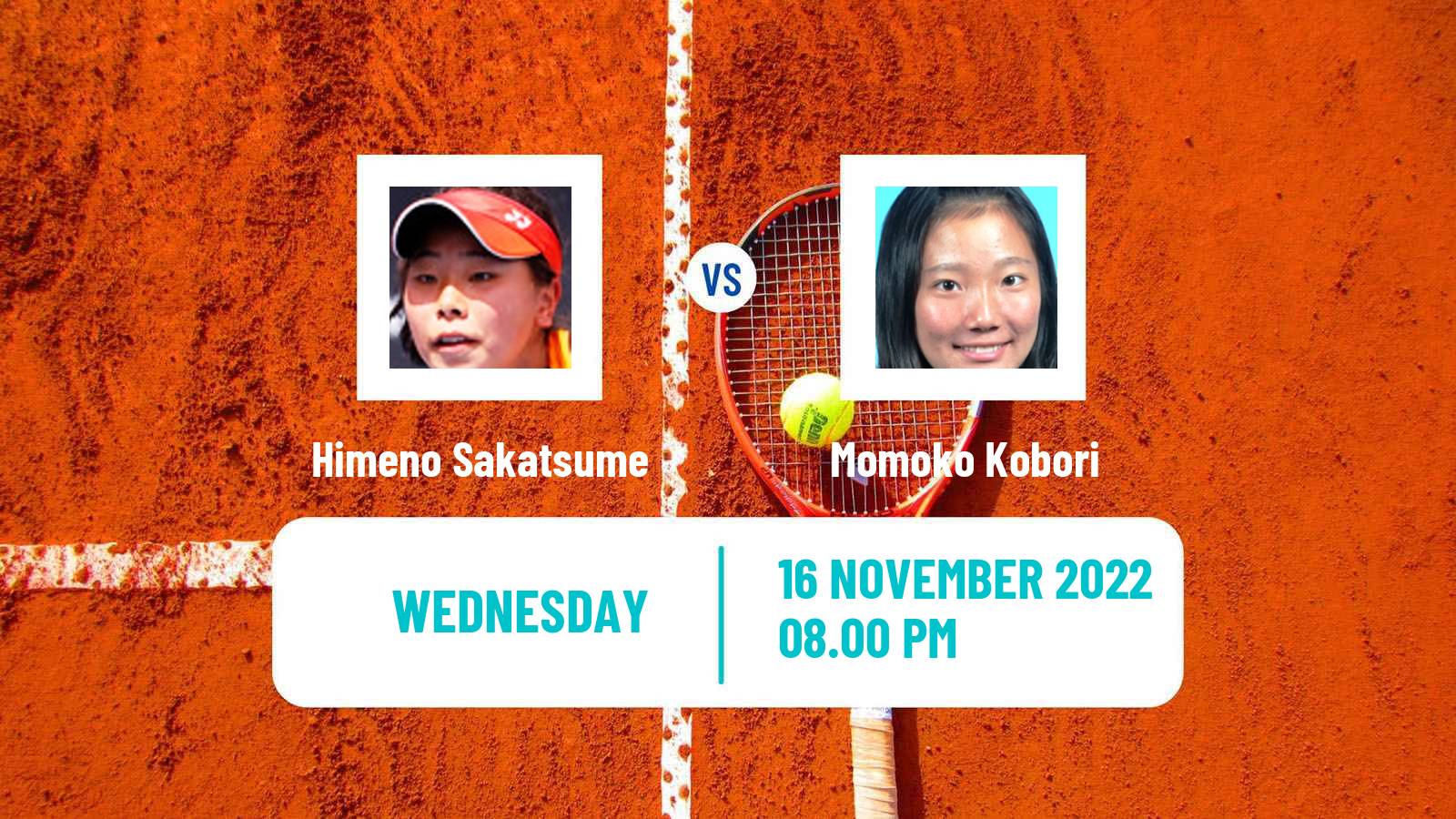 Tennis ITF Tournaments Himeno Sakatsume - Momoko Kobori