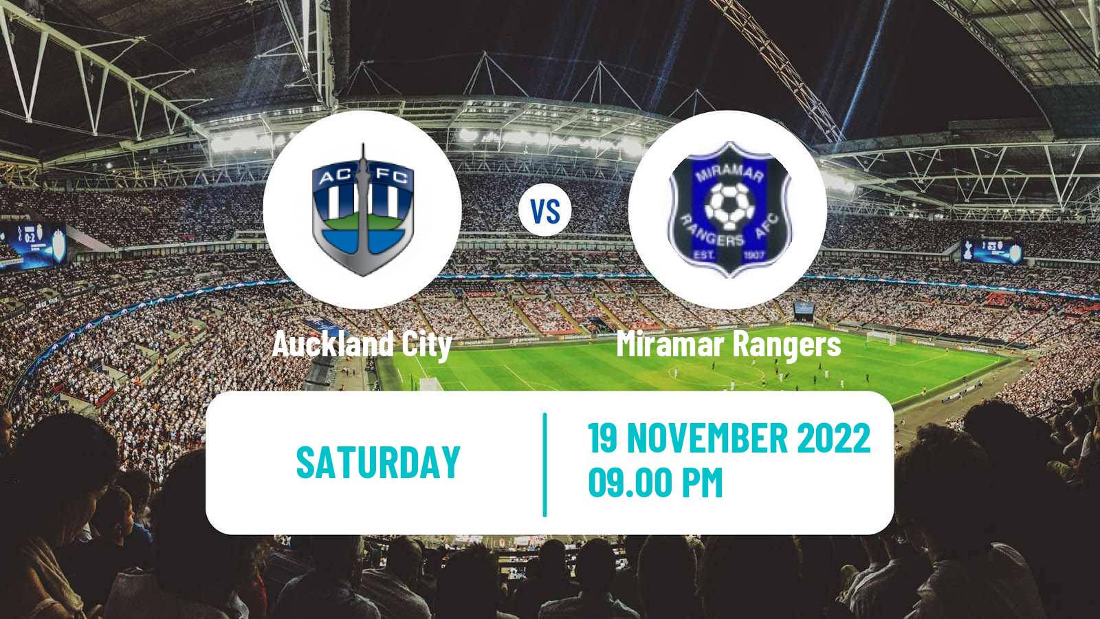 Soccer New Zealand National League Auckland City - Miramar Rangers