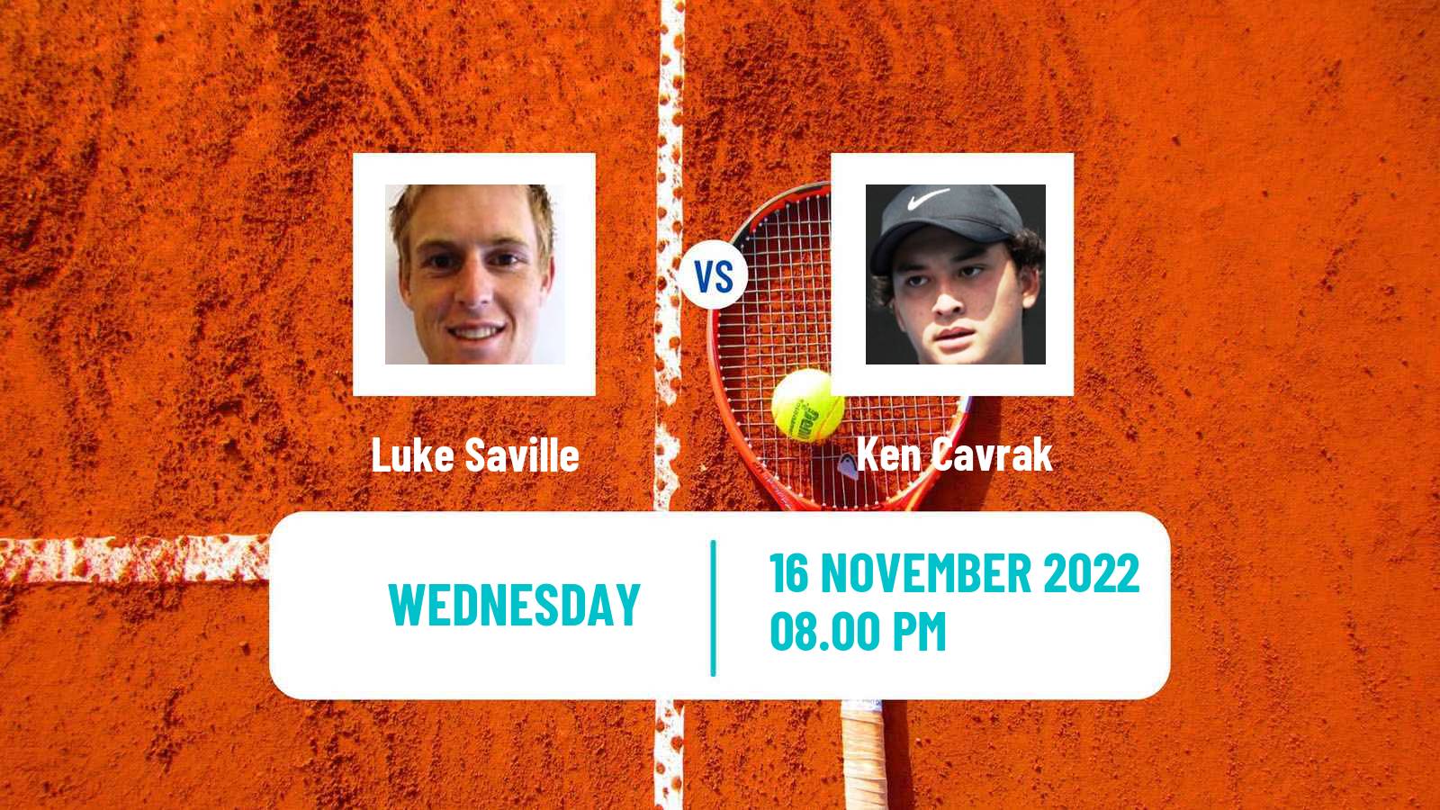Tennis ITF Tournaments Luke Saville - Ken Cavrak