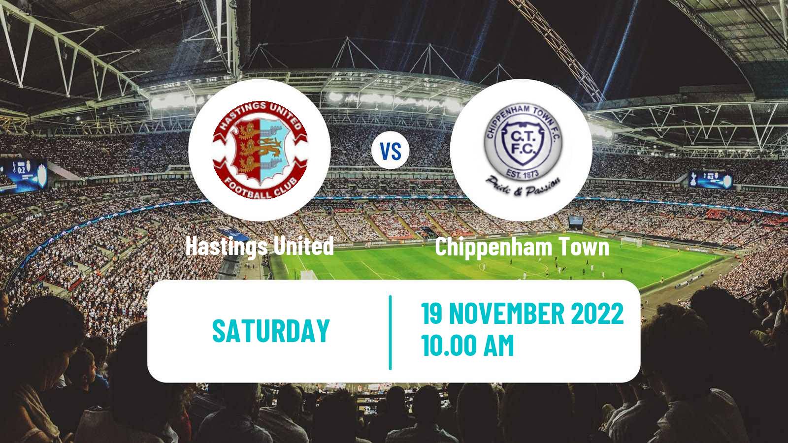 Soccer English FA Trophy Hastings United - Chippenham Town