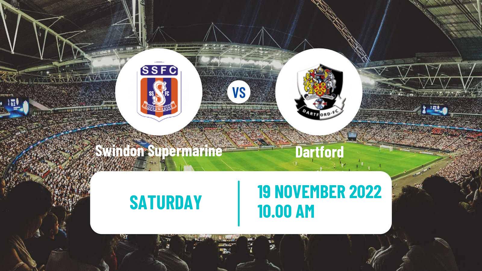 Soccer English FA Trophy Swindon Supermarine - Dartford