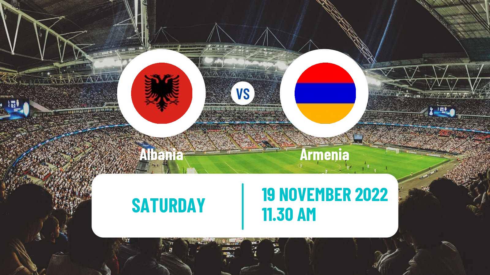 Soccer Friendly Albania - Armenia