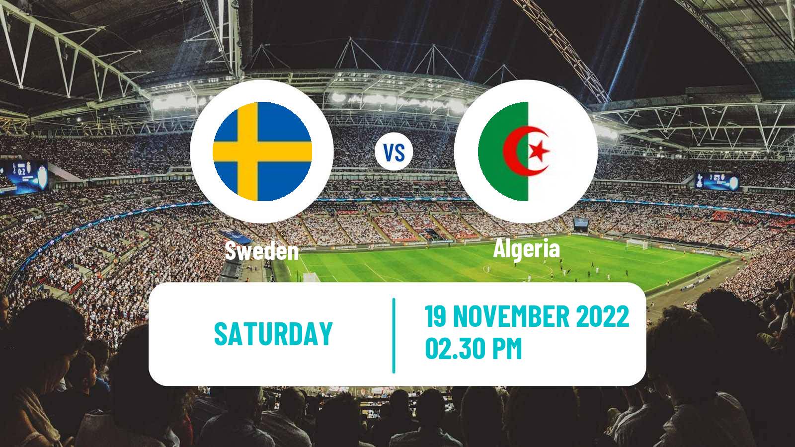 Soccer Friendly Sweden - Algeria