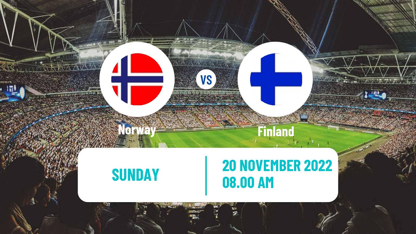 Soccer Friendly Norway - Finland
