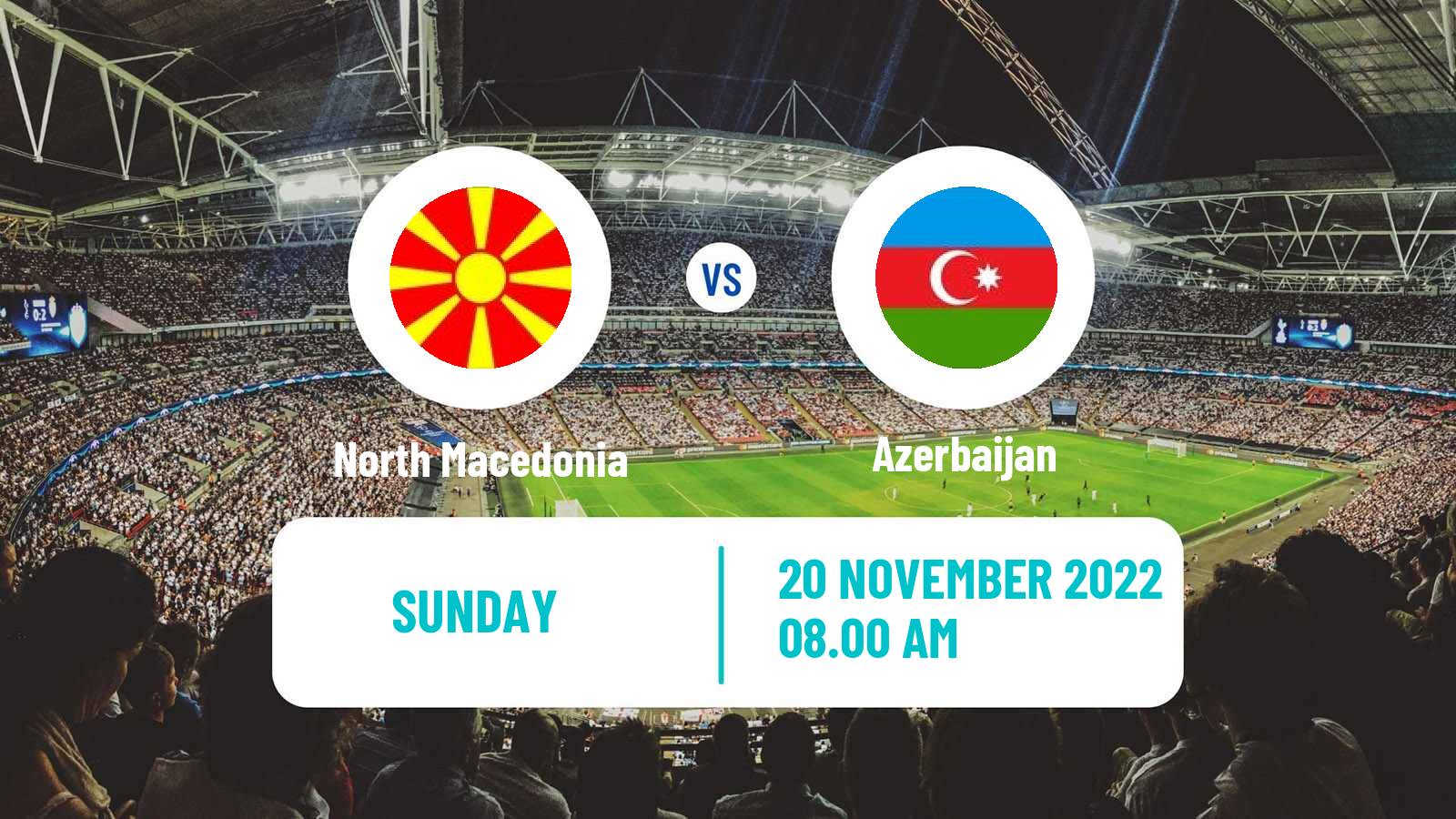 Soccer Friendly North Macedonia - Azerbaijan