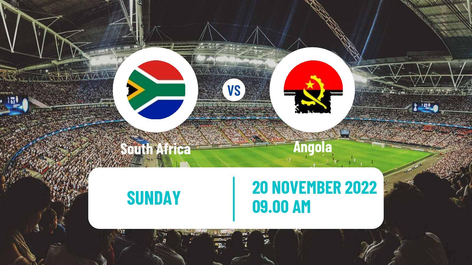 Soccer Friendly South Africa - Angola