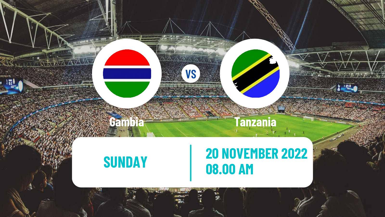 Soccer Friendly Gambia - Tanzania