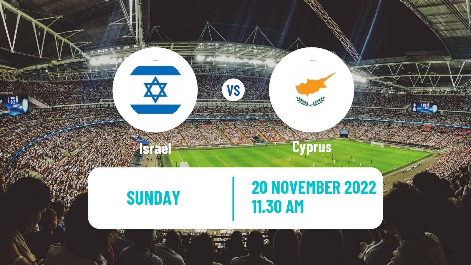 Soccer Friendly Israel - Cyprus