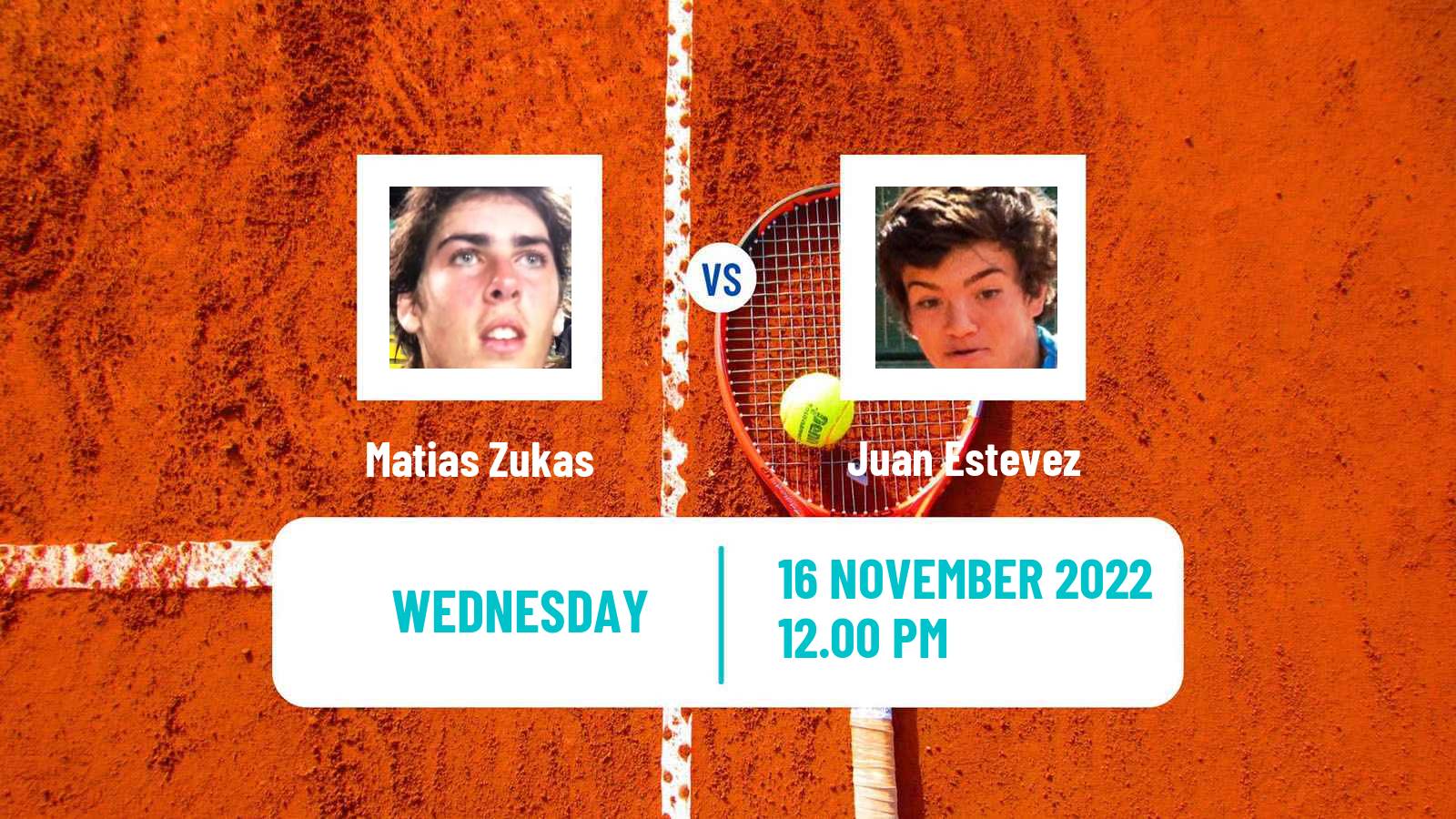 Tennis ITF Tournaments Matias Zukas - Juan Estevez