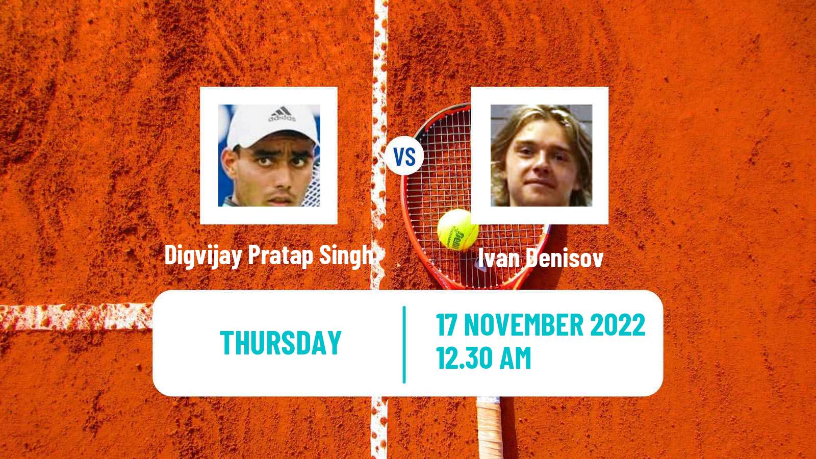 Tennis ITF Tournaments Digvijay Pratap Singh - Ivan Denisov