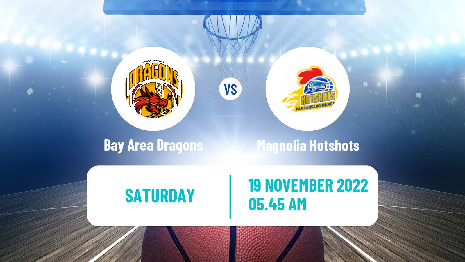 Basketball Philippines - Commissioners Cup Bay Area Dragons - Magnolia Hotshots