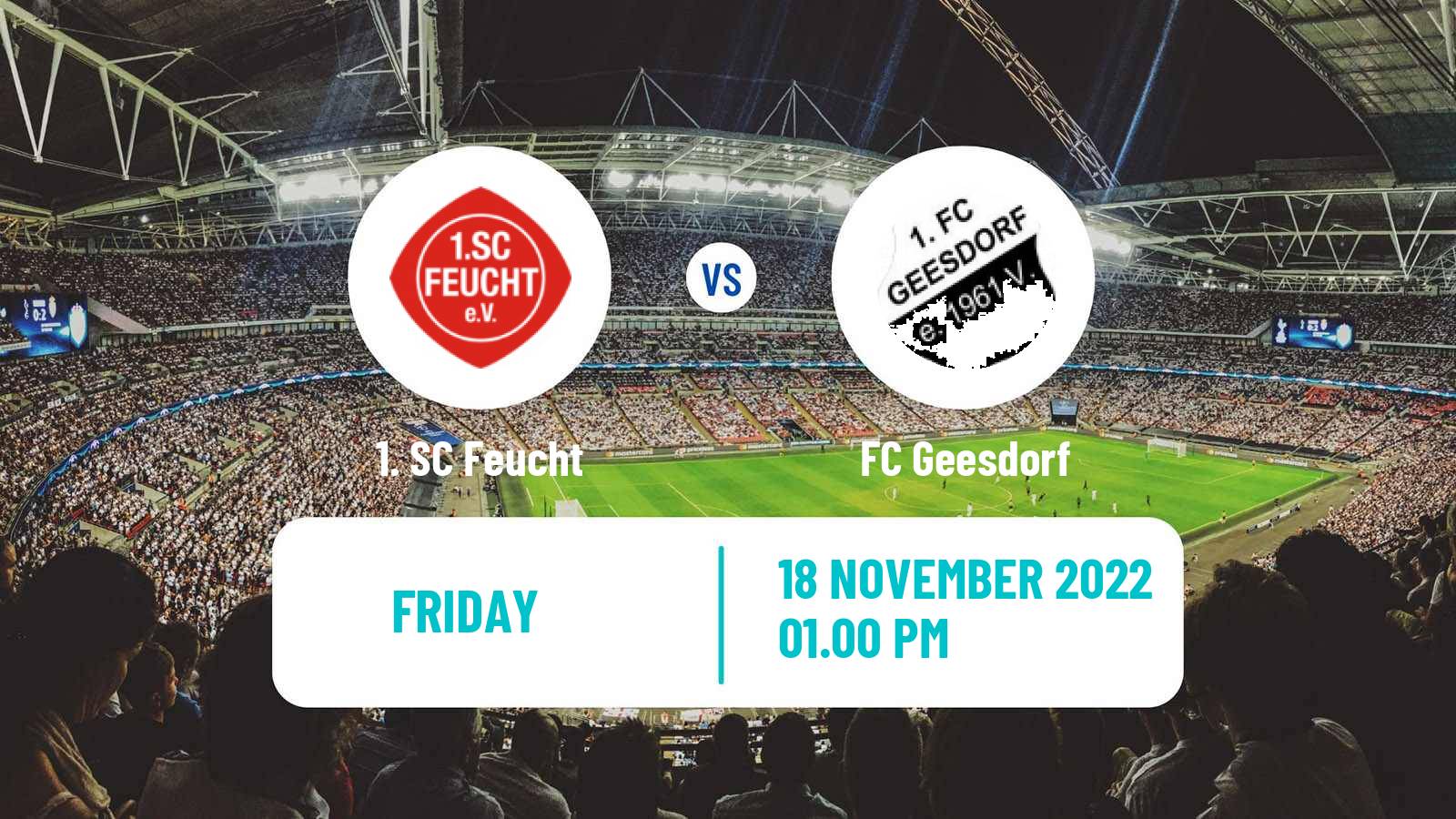 Soccer German Oberliga Bayern Nord Feucht - Geesdorf