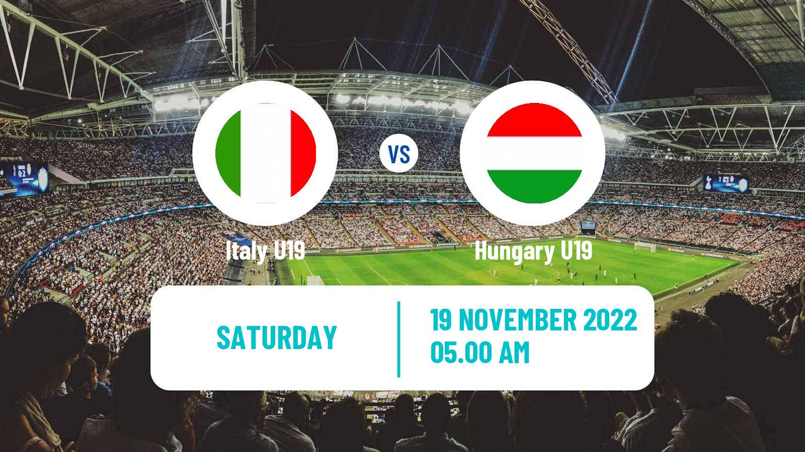 Soccer Friendly Italy U19 - Hungary U19