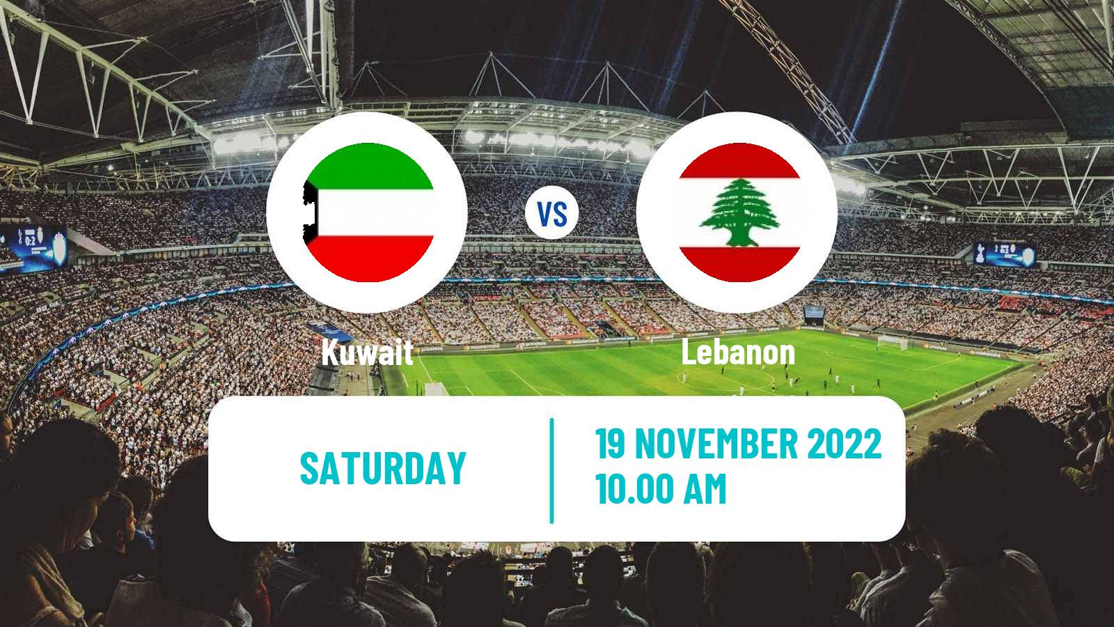 Soccer Friendly Kuwait - Lebanon