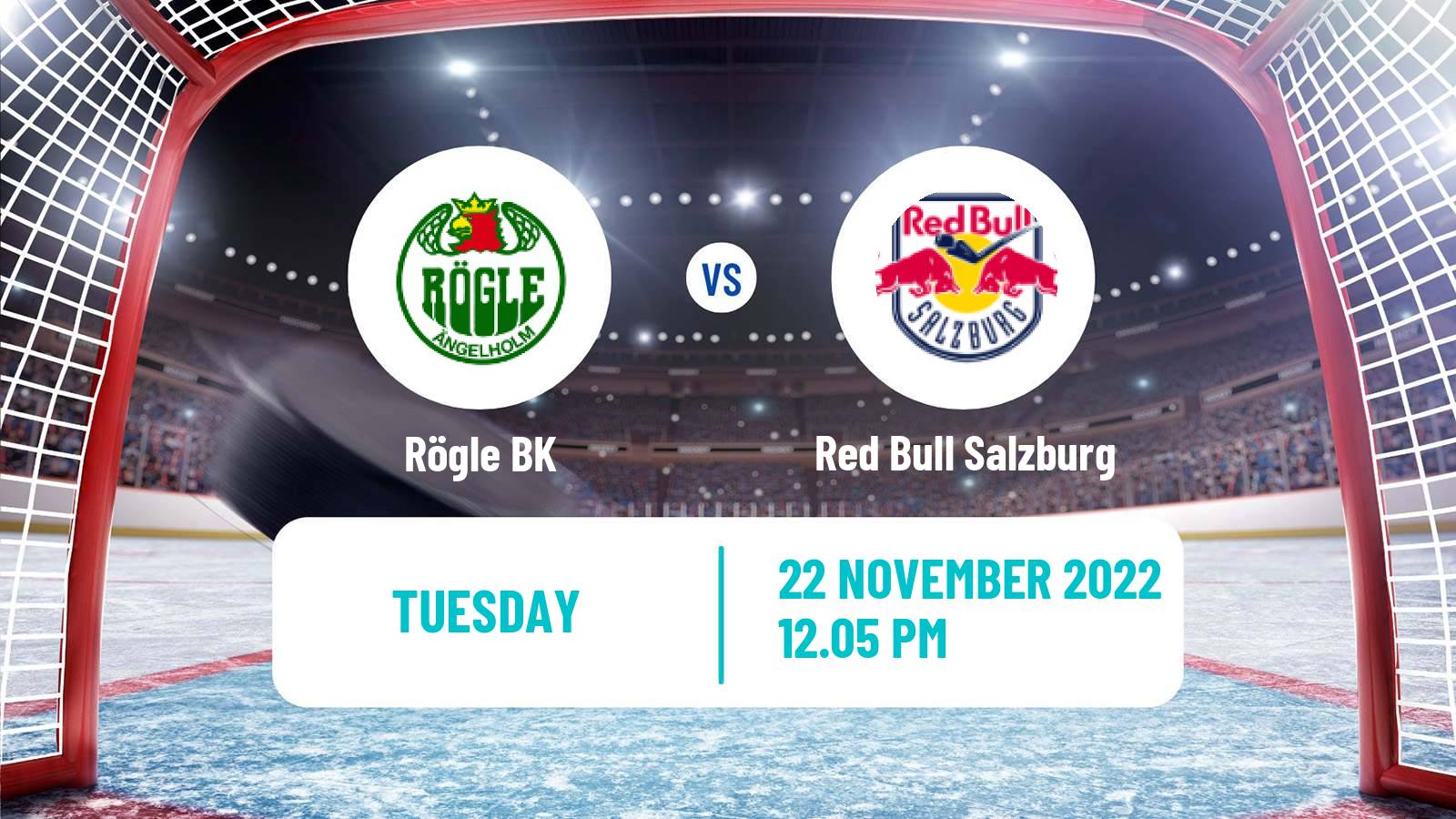 Hockey Champions League Ice Hockey Rögle - Red Bull Salzburg