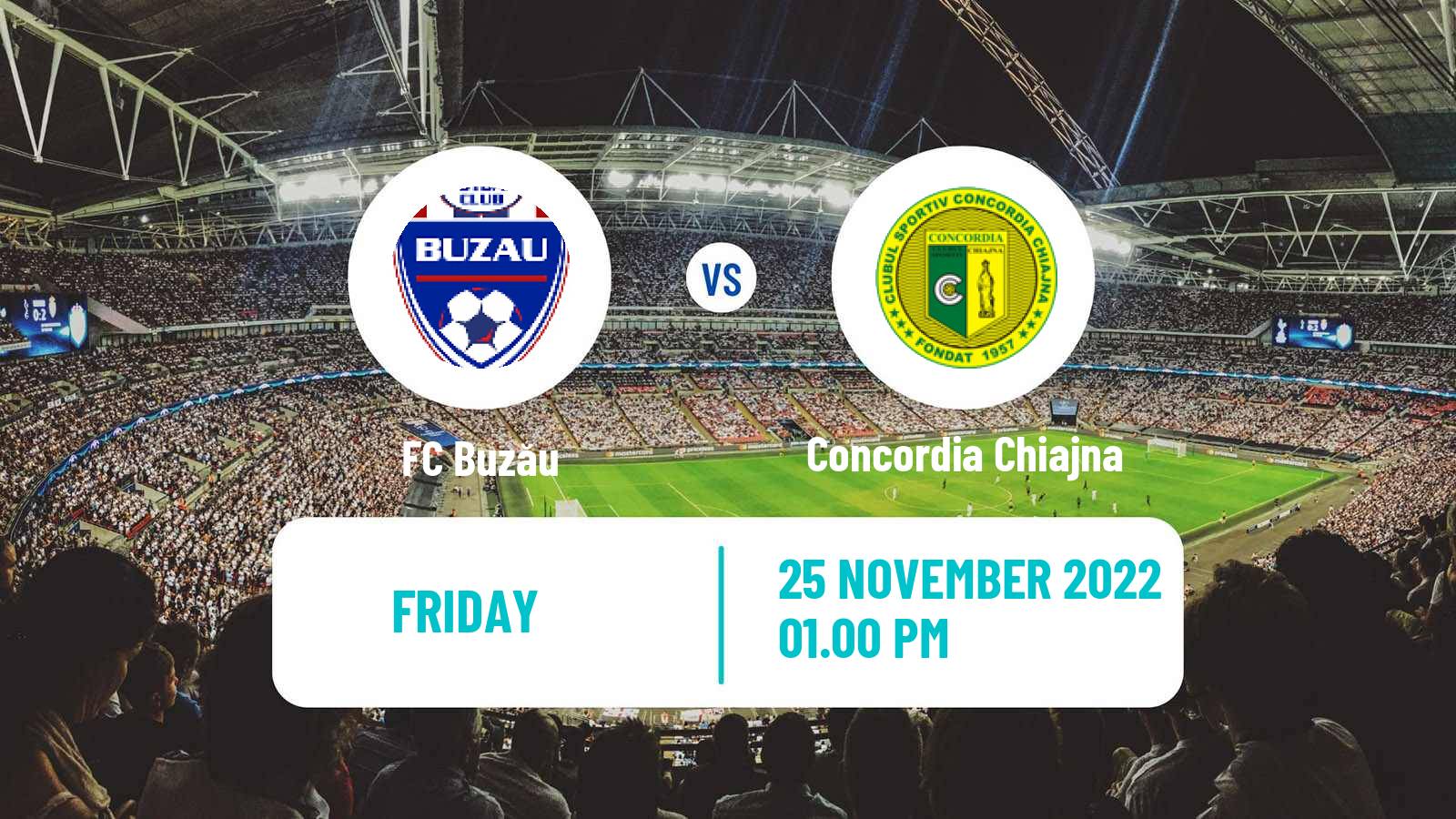 Soccer Romanian Division 2 Buzău - Concordia Chiajna