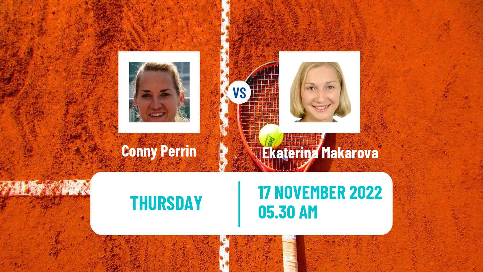 Tennis ITF Tournaments Conny Perrin - Ekaterina Makarova
