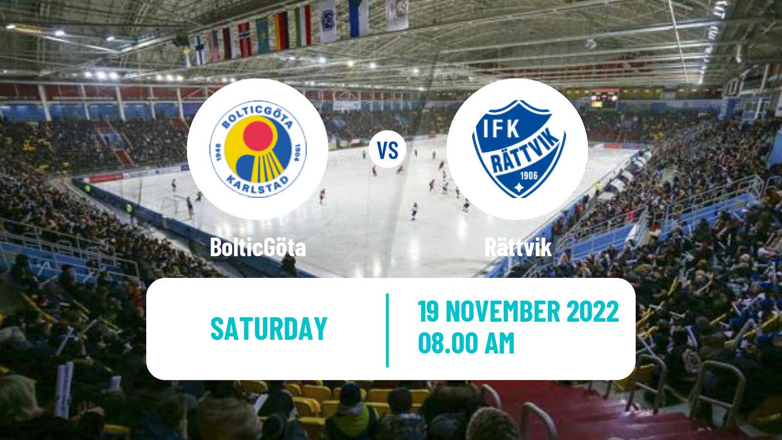 Bandy Swedish Allsvenskan Bandy BolticGöta - Rättvik