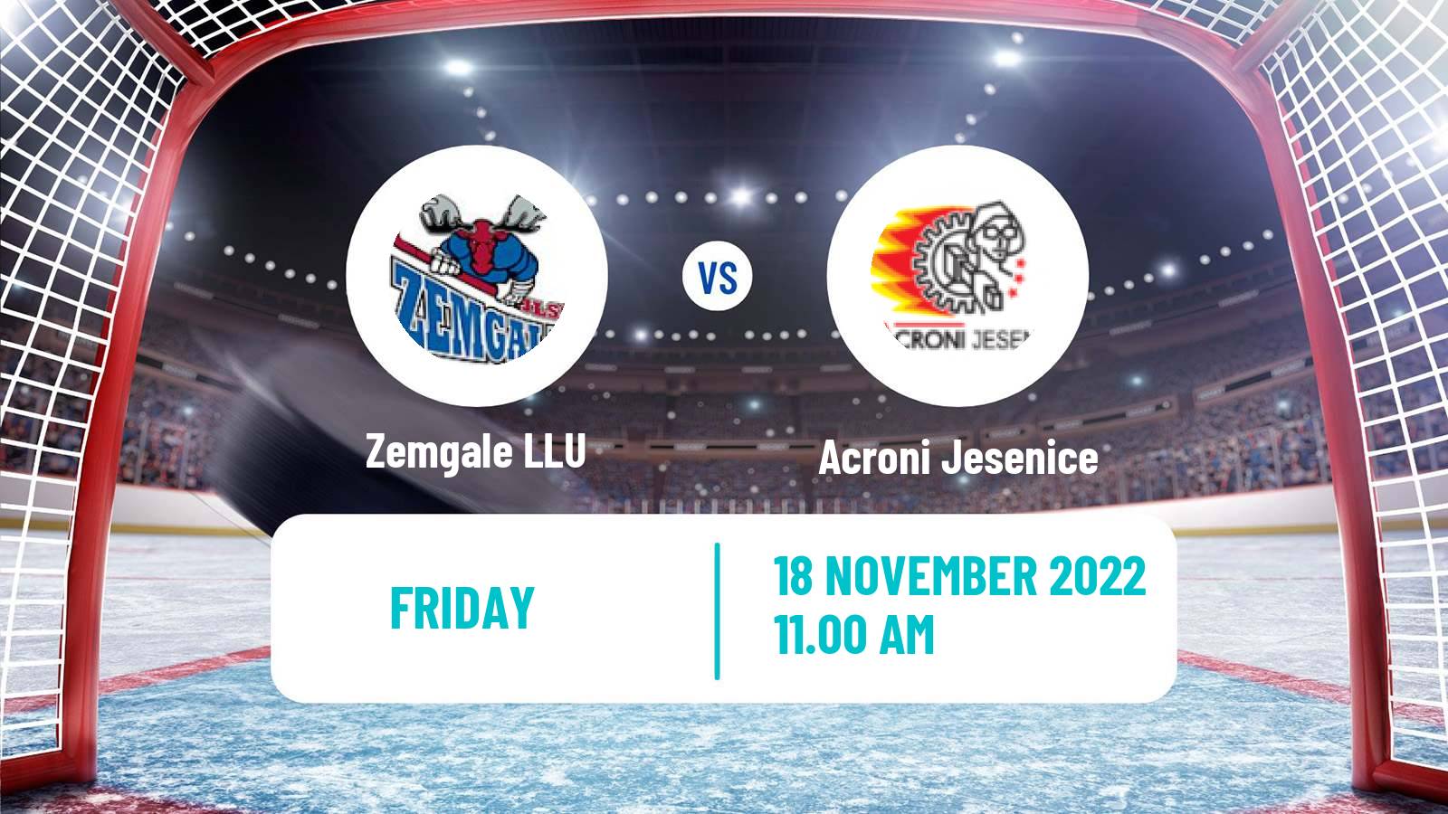 Hockey IIHF Continental Cup Zemgale LLU - Acroni Jesenice