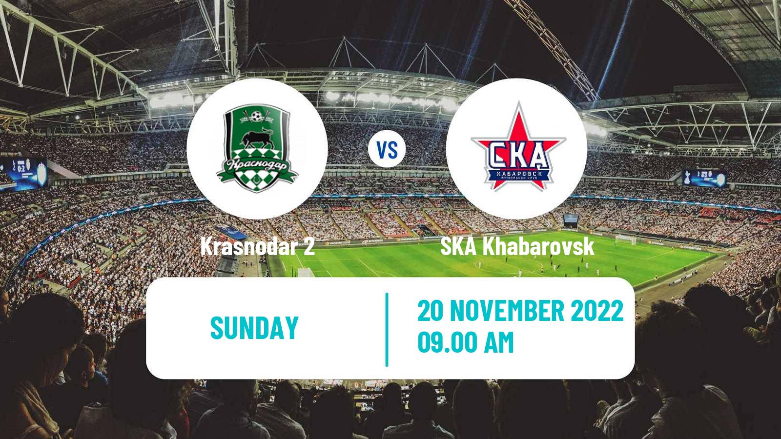 Soccer Russian FNL Krasnodar 2 - SKA Khabarovsk