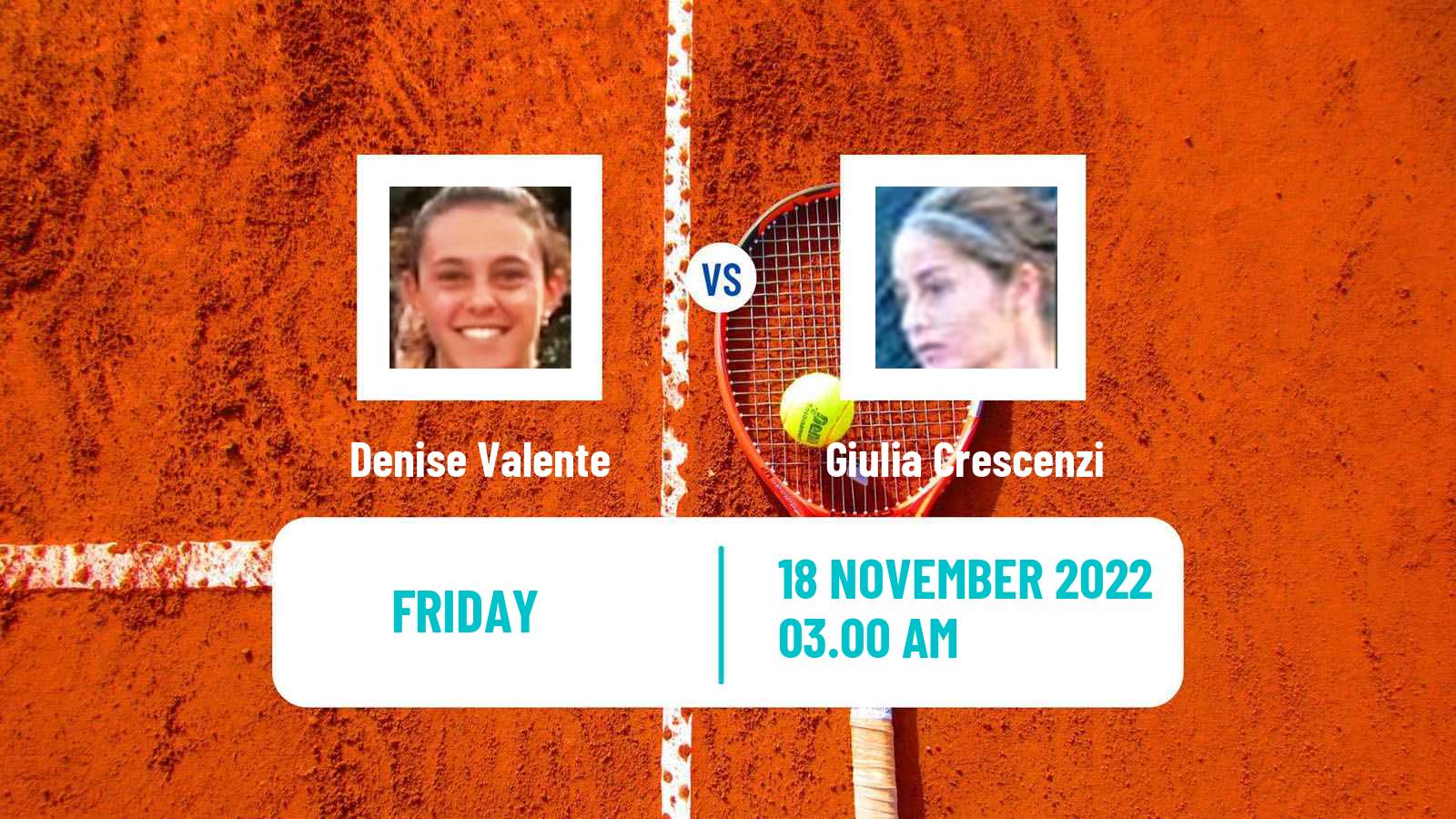 Tennis ITF Tournaments Denise Valente - Giulia Crescenzi