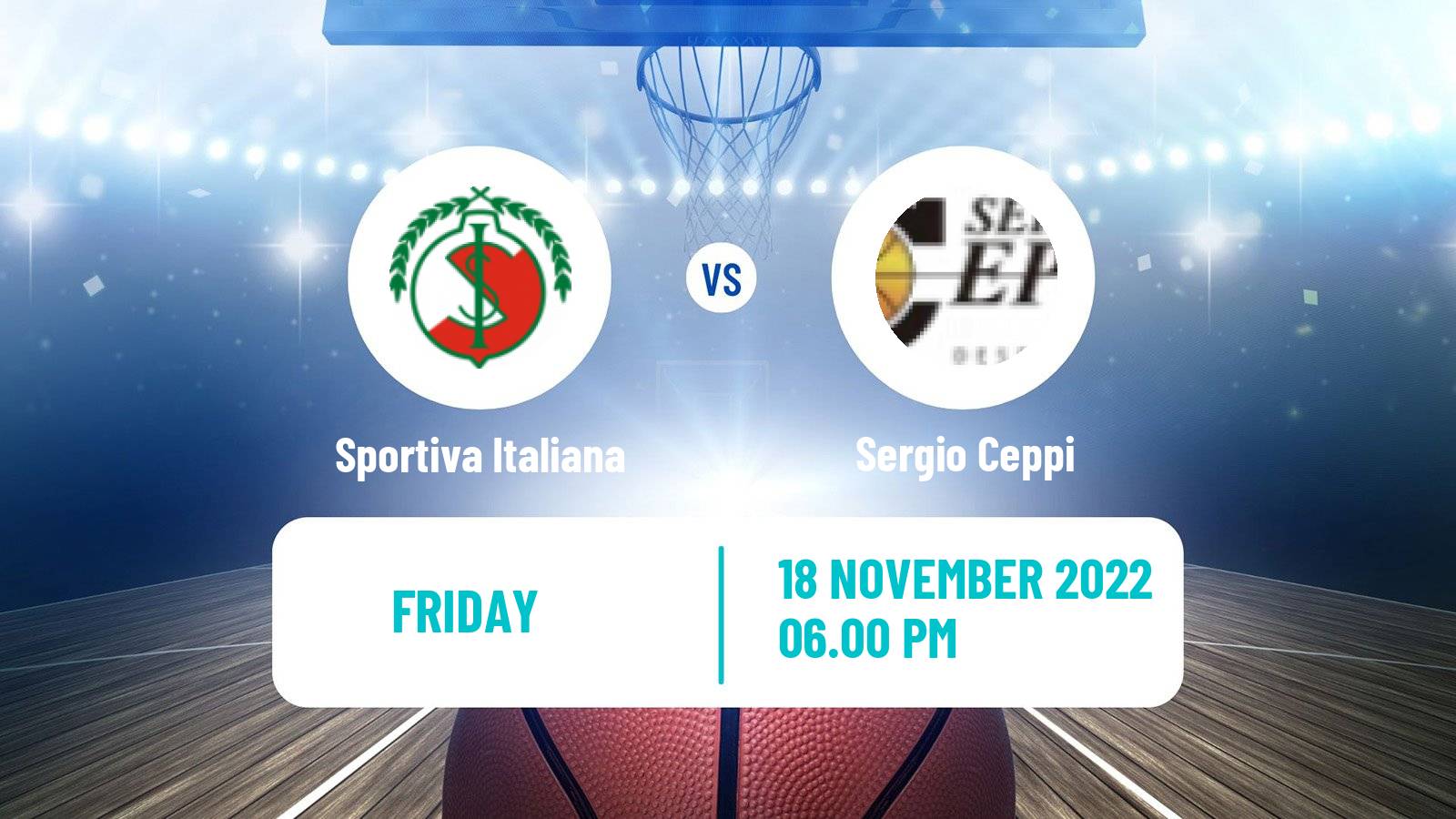 Basketball Chilean Copa Basketball Sportiva Italiana - Sergio Ceppi