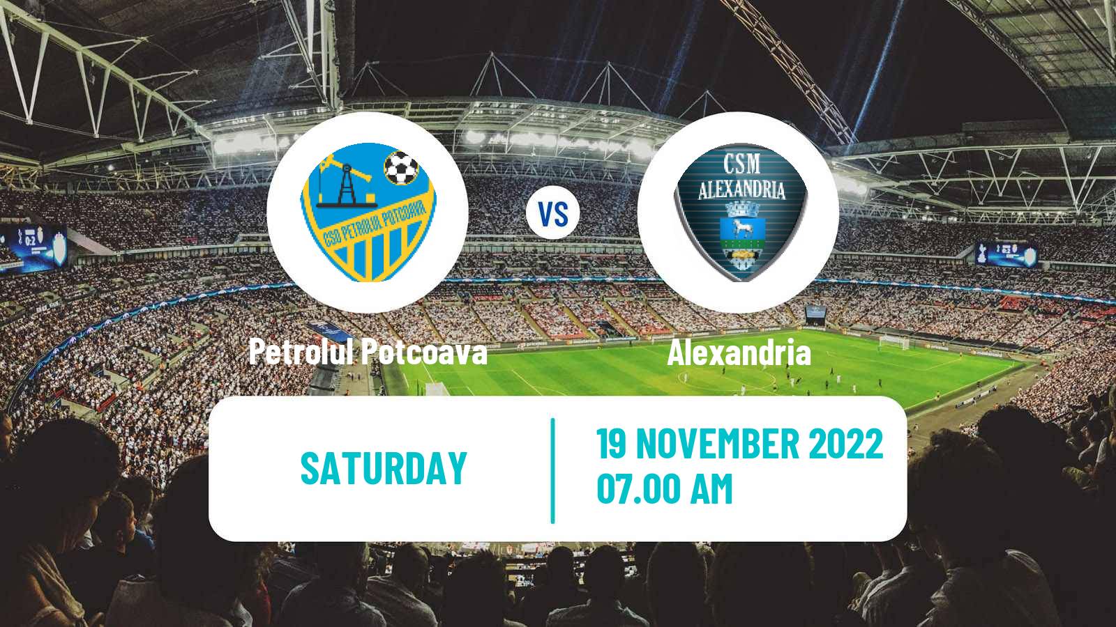 Soccer Romanian Liga 3 - Seria 6 Petrolul Potcoava - Alexandria