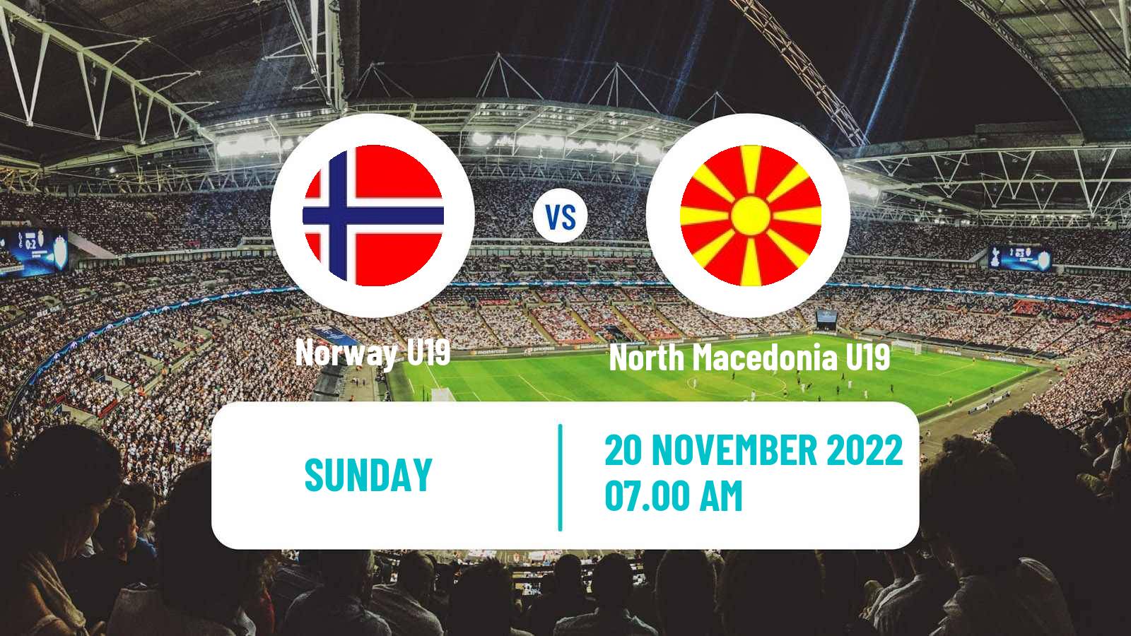 Soccer UEFA Euro U19 Norway U19 - North Macedonia U19