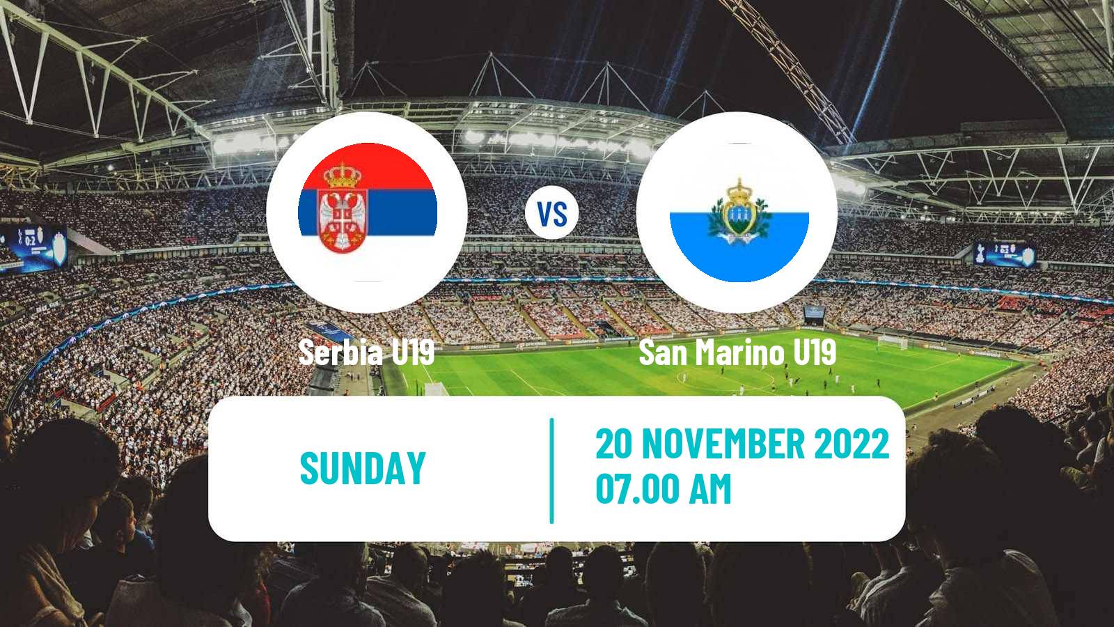 Soccer UEFA Euro U19 Serbia U19 - San Marino U19