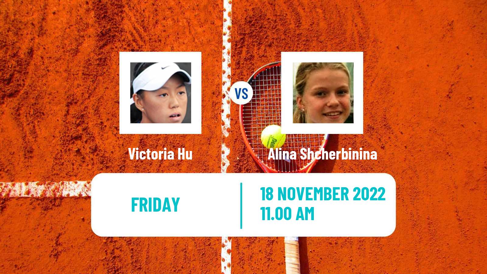 Tennis ITF Tournaments Victoria Hu - Alina Shcherbinina