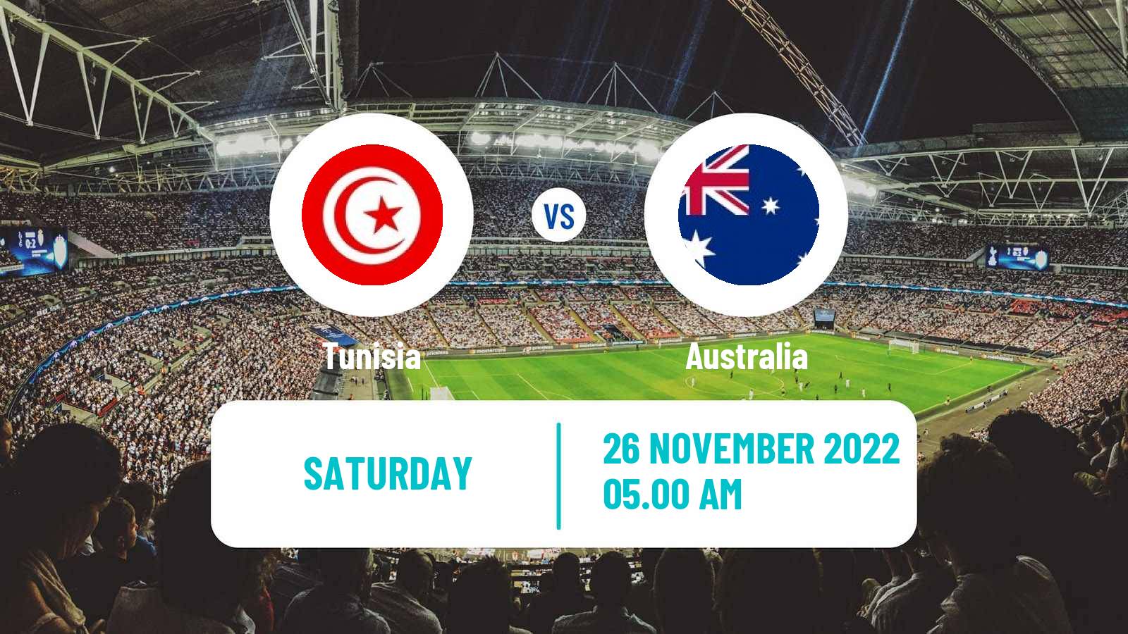 Soccer FIFA World Cup Tunisia - Australia