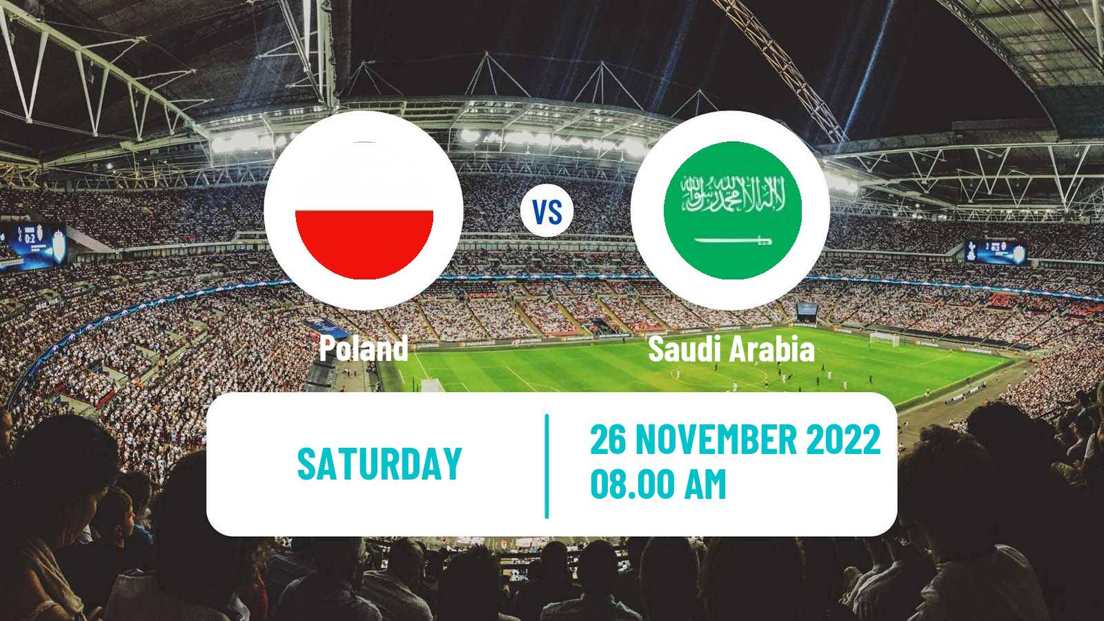 Soccer FIFA World Cup Poland - Saudi Arabia