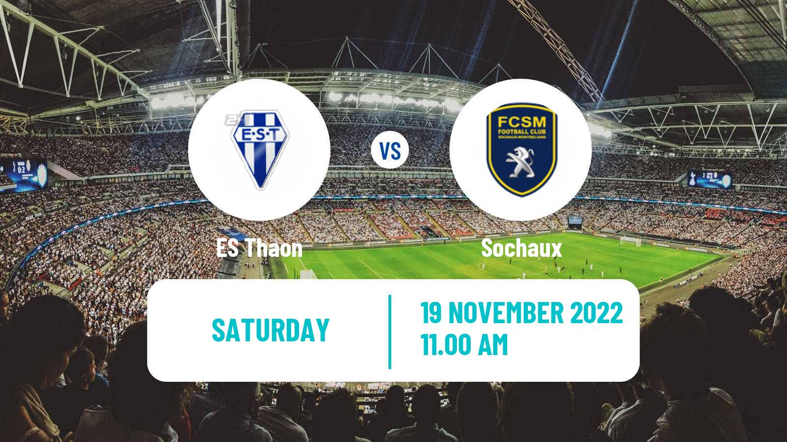 Soccer Coupe De France Thaon - Sochaux