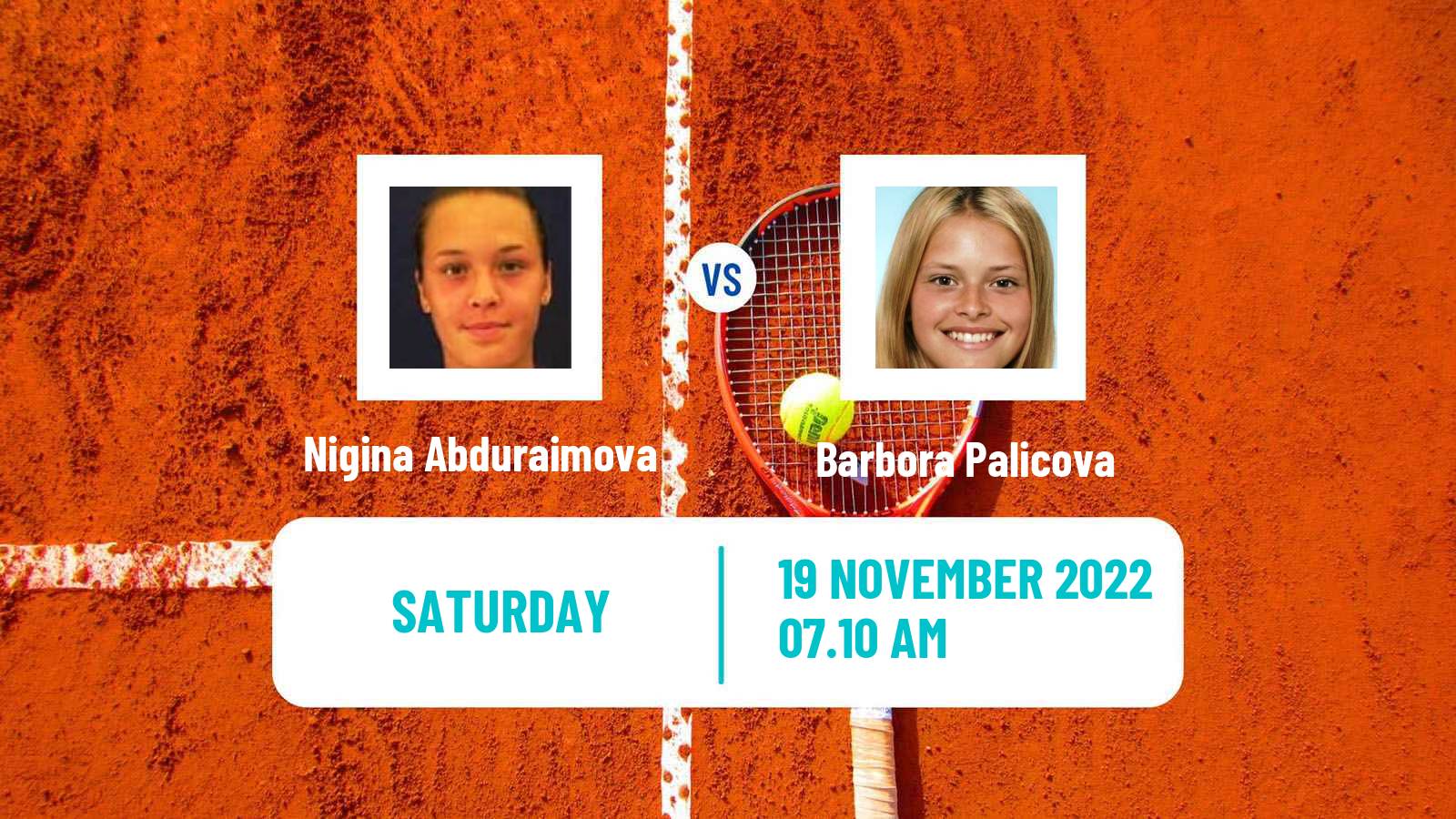 Tennis ITF Tournaments Nigina Abduraimova - Barbora Palicova