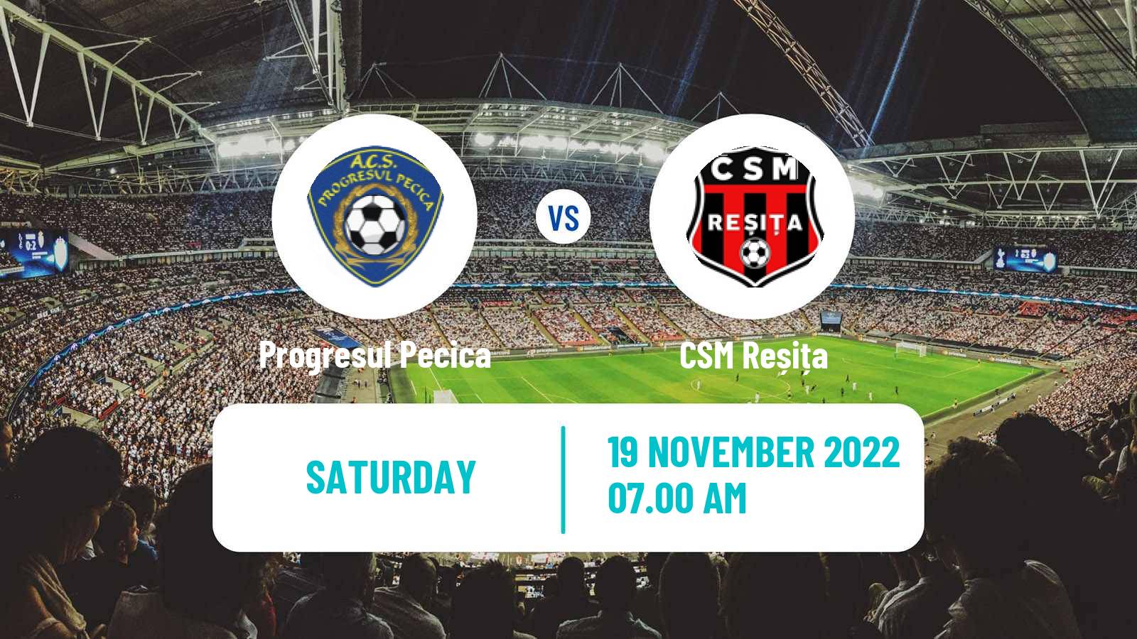 Soccer Romanian Liga 3 - Seria 8 Progresul Pecica - Reșița