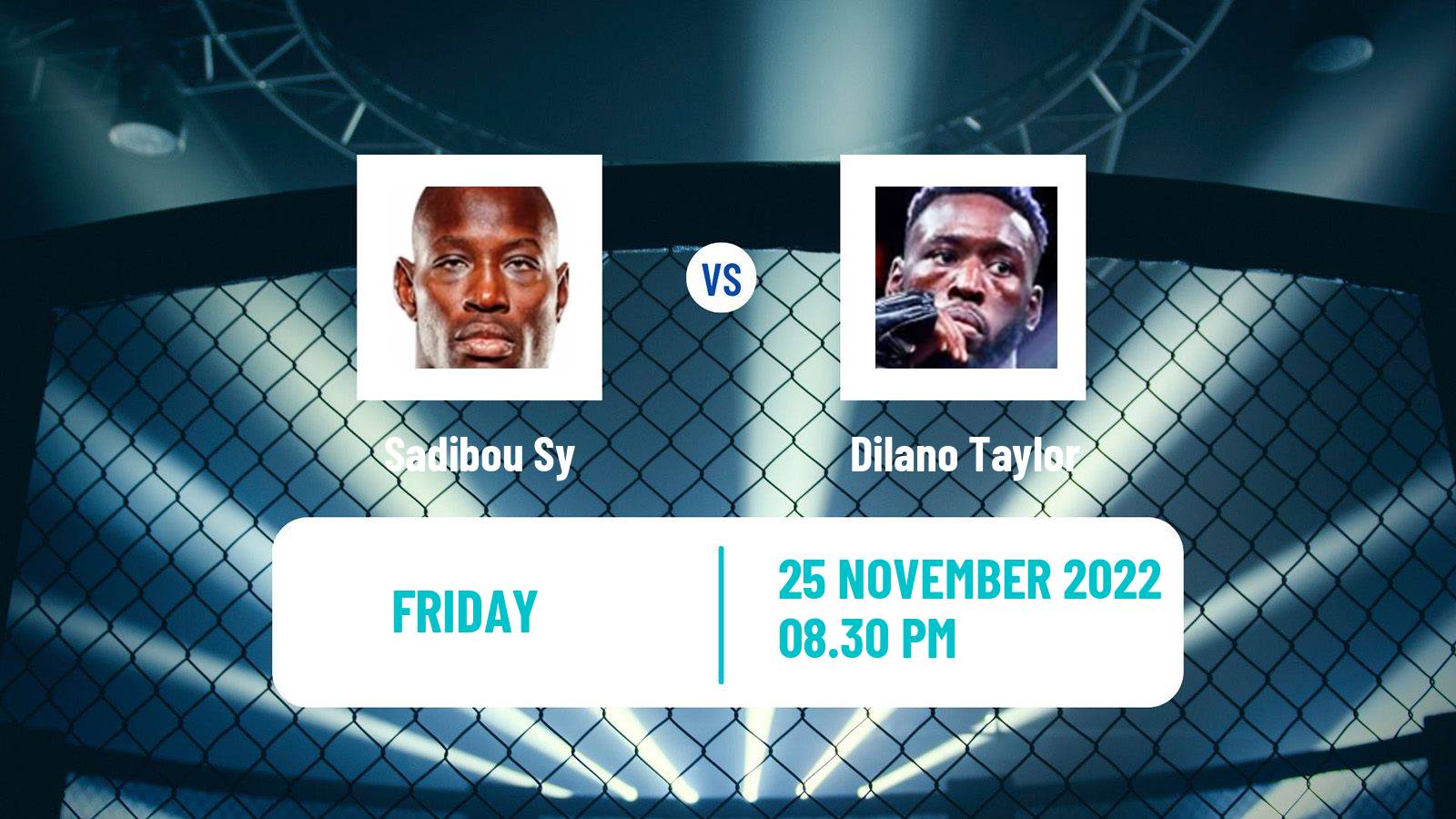 MMA MMA Sadibou Sy - Dilano Taylor