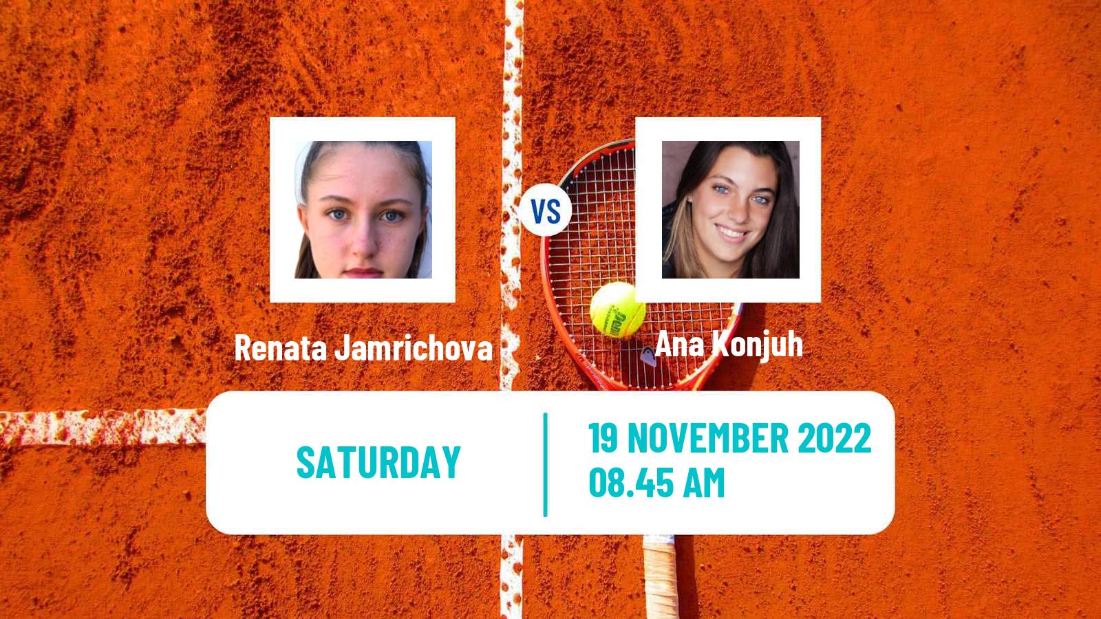 Tennis ITF Tournaments Renata Jamrichova - Ana Konjuh