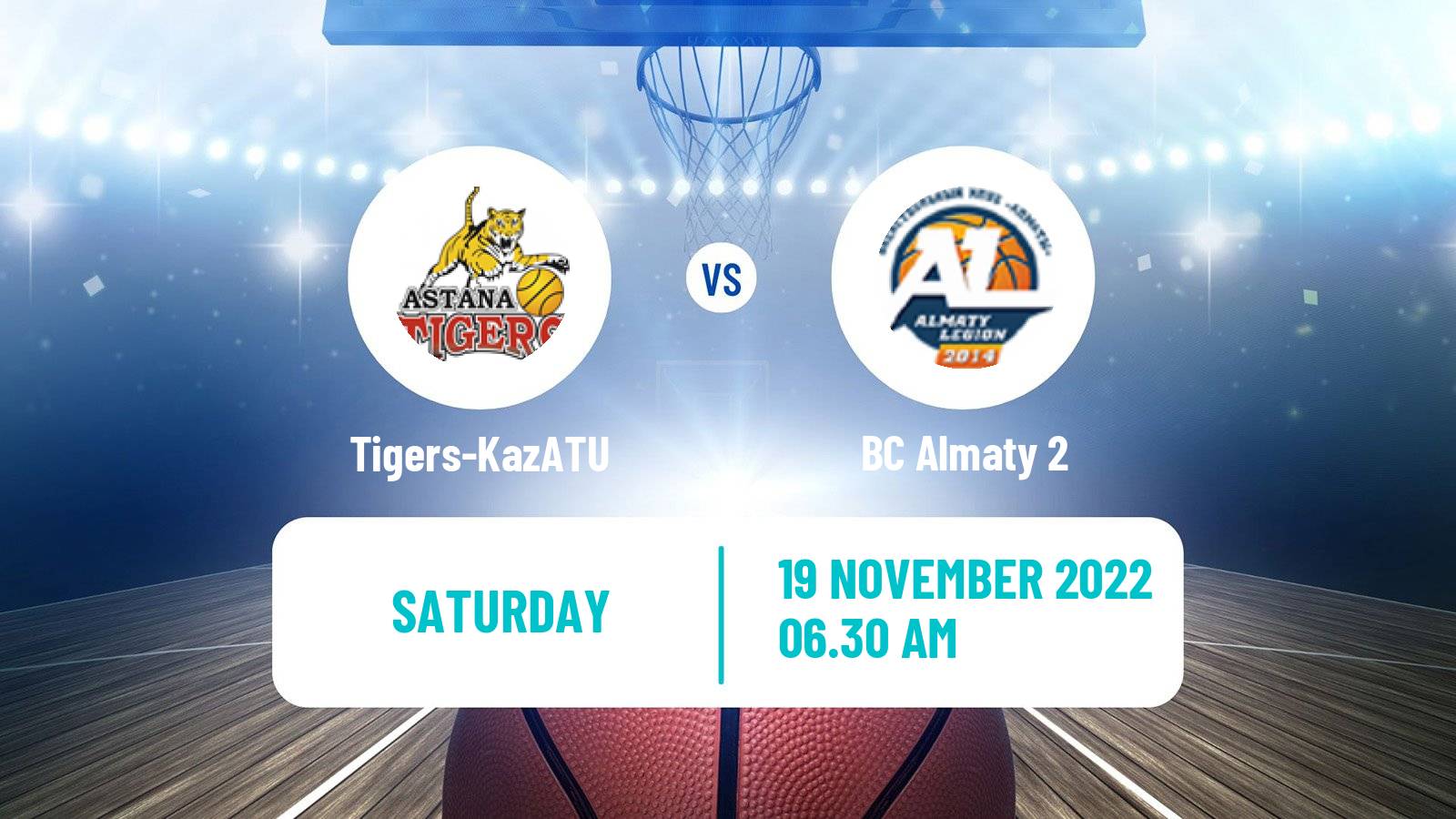 Basketball Kazakh Higher League Basketball Tigers-KazATU - Almaty 2