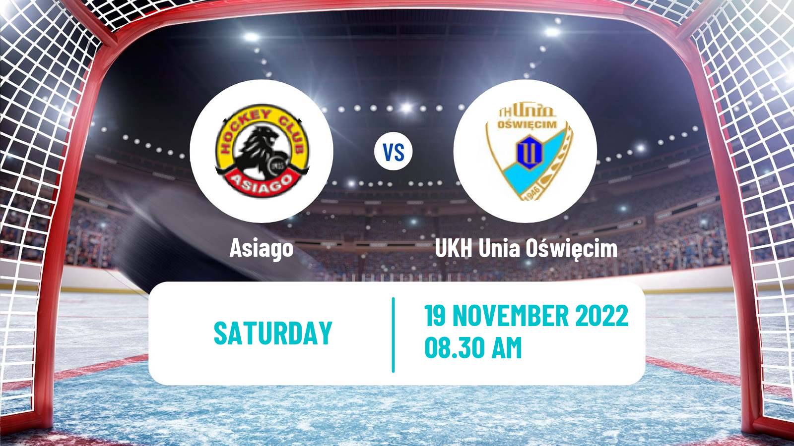 Hockey IIHF Continental Cup Asiago - UKH Unia Oświęcim