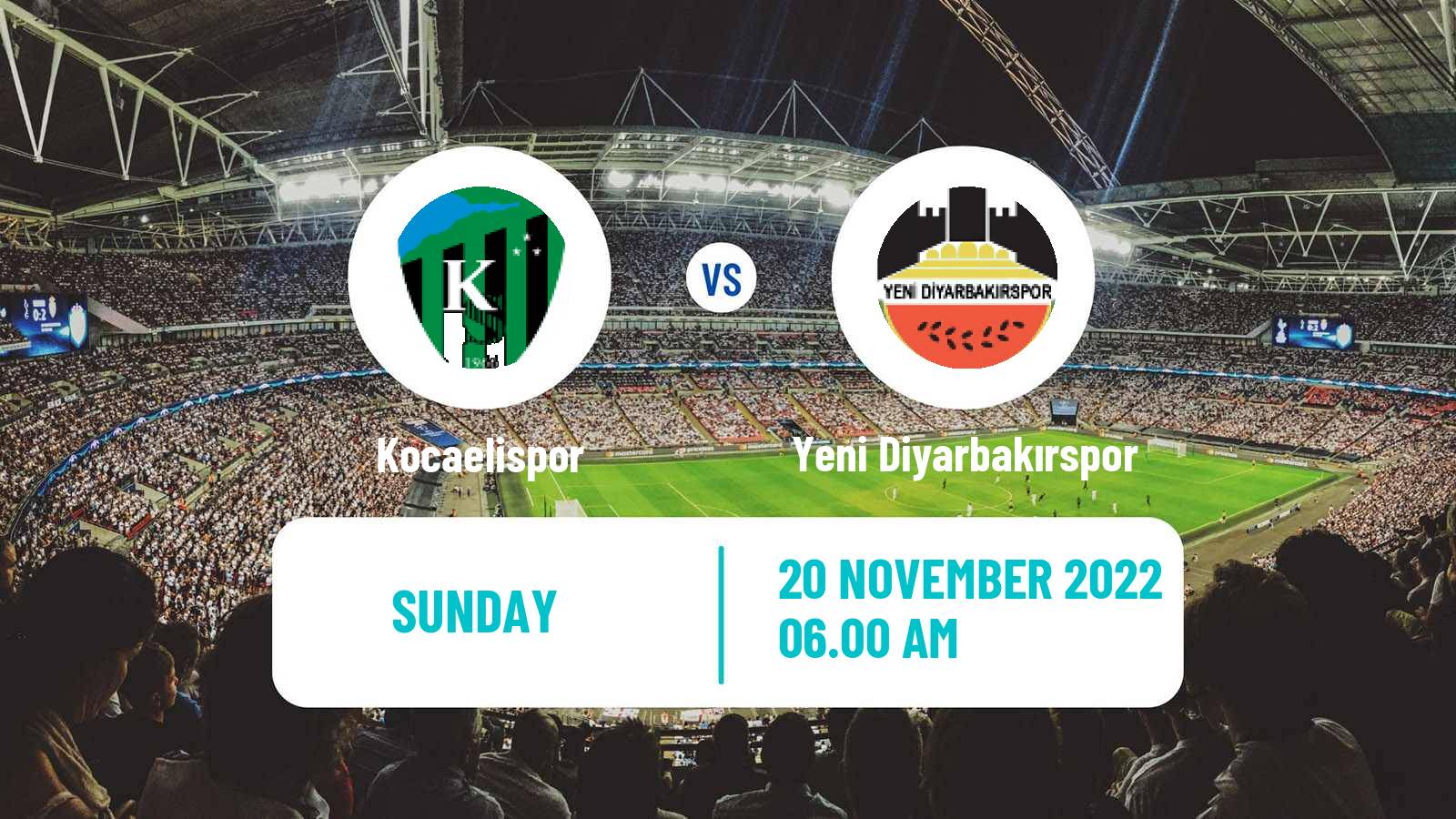 Soccer Turkish Second League Red Group Kocaelispor - Yeni Diyarbakırspor