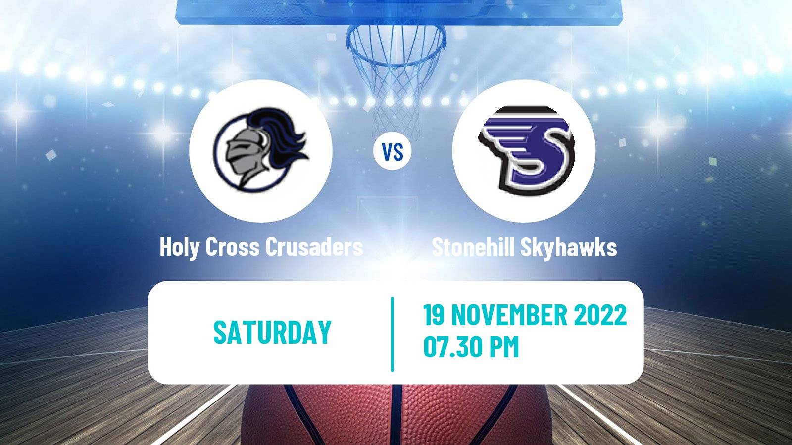 Basketball NCAA College Basketball Holy Cross Crusaders - Stonehill Skyhawks