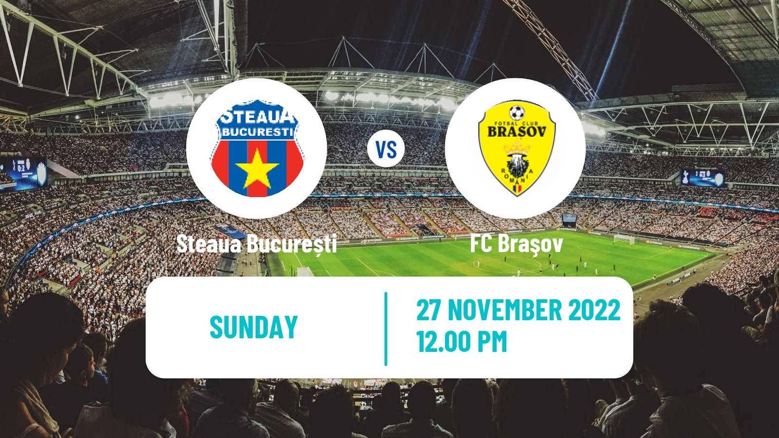Soccer Romanian Division 2 Steaua București - Braşov