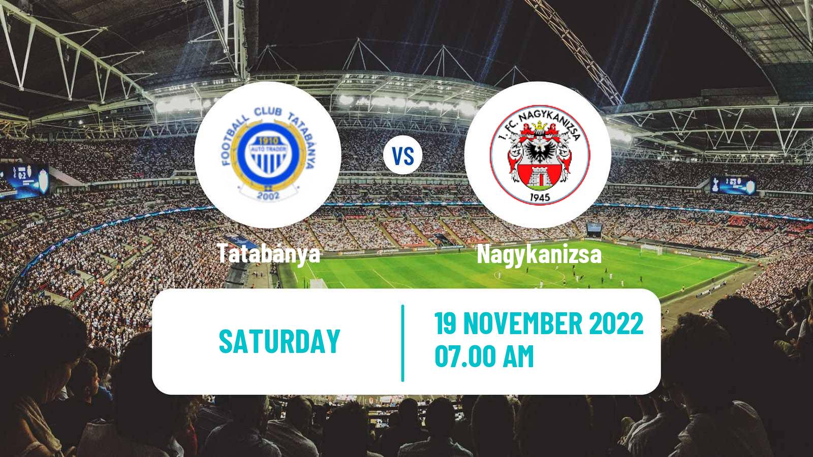Soccer Hungarian NB III West Tatabánya - Nagykanizsa
