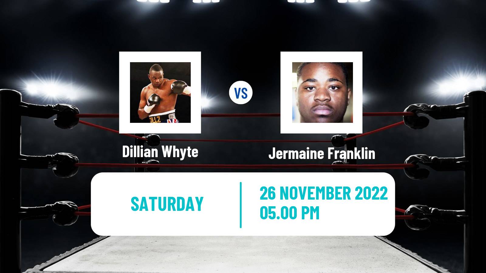 Boxing Boxing Dillian Whyte - Jermaine Franklin